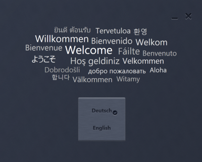 Welcome Screen